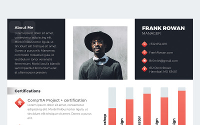 Frank Rowan - Manager CV-sjabloon