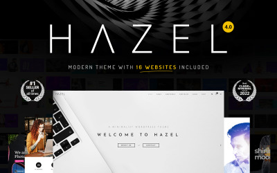 Hazel - Чиста мінімалістична багатоцільова тема WordPress