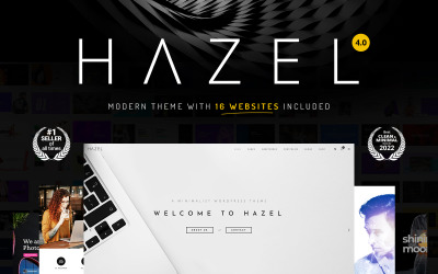 Hazel - Rent minimalistiskt mångsidigt WordPress-tema