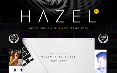Hazel - Tema de WordPress limpio, minimalista y multipropósito