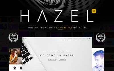 Hazel - Tema de WordPress multiusos minimalista y limpio