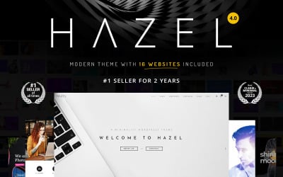 Hazel - Thème WordPress polyvalent minimaliste propre