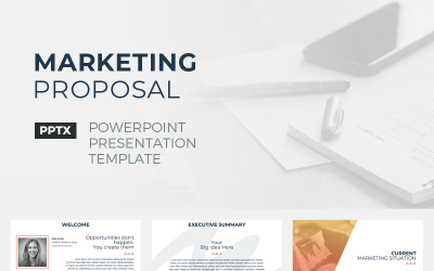"Marketing Proposal" modèle PowerPoint #67156