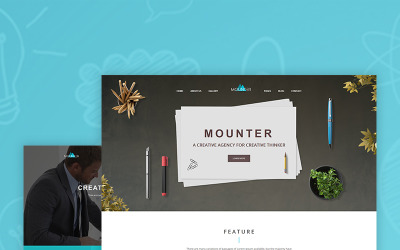 Mounter - Modello di sito web aziendale