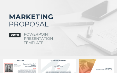 Plantilla de PowerPoint - propuesta de marketing