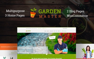 Thème WordPress pour maître de jardin