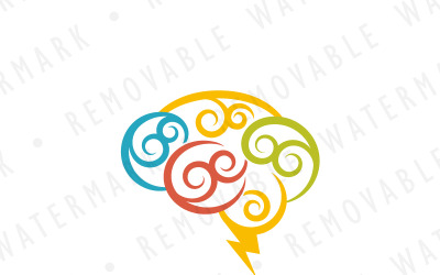 Brain Storming Logo Template