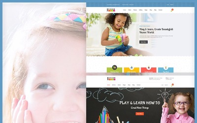 "JuniorHome - Day Care and Kindergarten Website Template" - адаптивний Шаблон сайту №67254