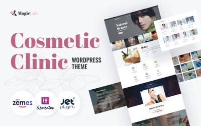 MagieLab - motyw WordPress dla kliniki kosmetycznej