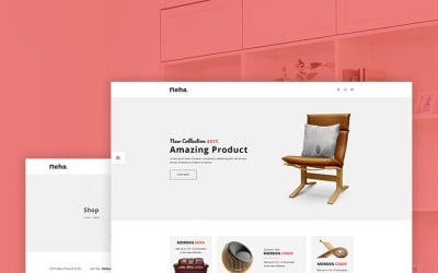 Neha - Modèle de site Web de commerce électronique polyvalent