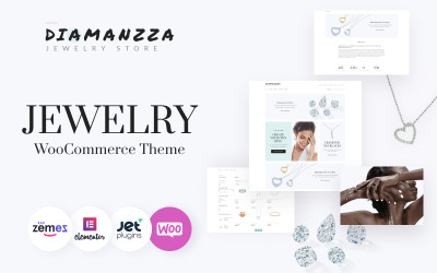 Diamanzza - Juwelier WooCommerce-thema