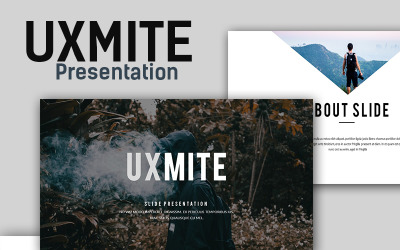 Plantilla de PowerPoint creativa Uxmite