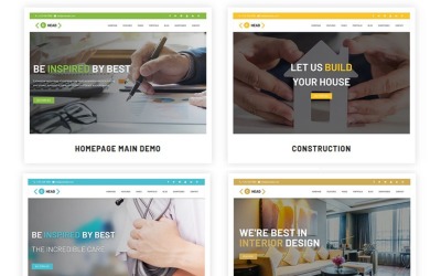 Responsywny szablon strony www C-HEAD - Responsive Multipurpose Business #67382