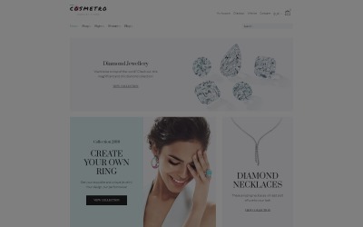 Reszponzív Diamanzza - Jewelry Store WooCommerce sablon 67398