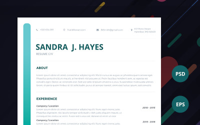 Sandra J Hayes - Resume Template