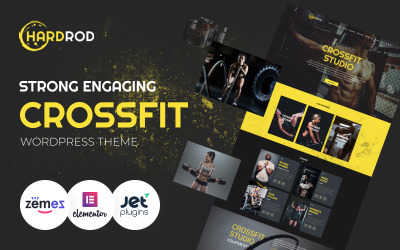 Hardrod - Тема WordPress Dynamite Fitness & Bodybuilding