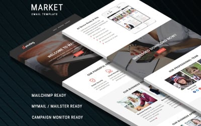 Black Newsletter Templates Premium Design Templatemonster