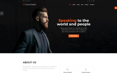 Šablona Joomla SmartCoach - Speaker Life Coach