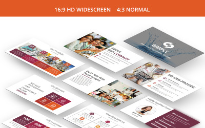 Simplemente - plantilla de PowerPoint