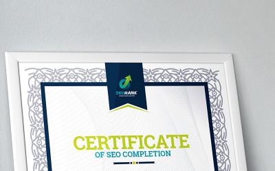 Tema di certificato #67452 "Completion - Certificate Template"
