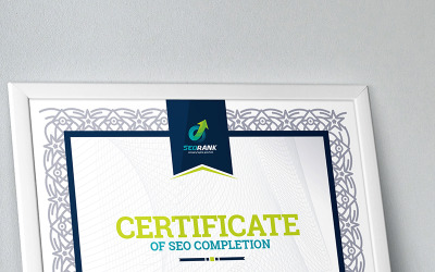 Vyplnění - šablona certifikátu