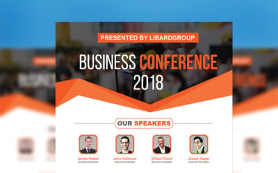 Business Conference Flyer - - Corporate Identity Template