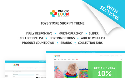 Chuck Loon - Boutique en ligne de jouets et vêtements pour enfants réactifs Thème Shopify