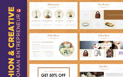 Fashion & Creative Catalogue - PowerPoint template