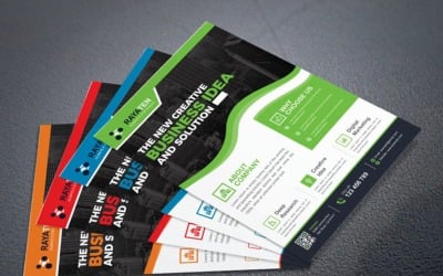 Plantilla de identidad de volante de negocios