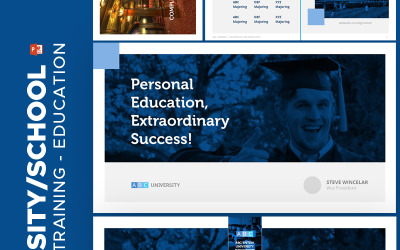 Plantilla PowerPoint "University Education -" #67599