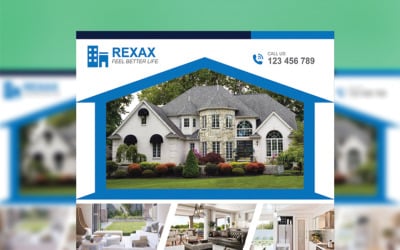 Rexax Real Estate - Vorlage für Unternehmensidentität