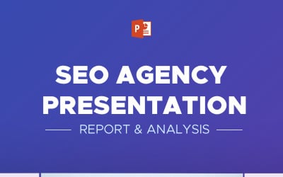 SEO Agency Report &amp; Analytic - PowerPoint template