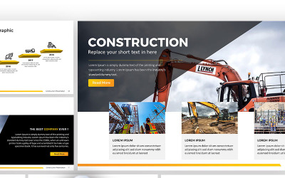 Template PowerPoint #67591 "Construction - PowerPoint Template"