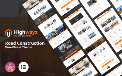 Highwayz - Tema WordPress de construção de estradas