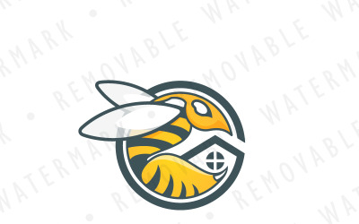 Modello di Logo di Hornet immobiliare