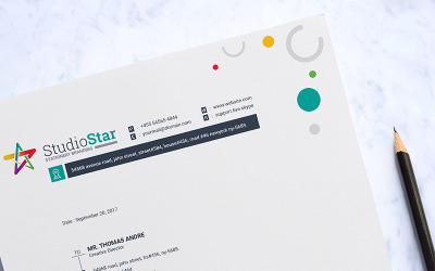 Prémium MS Word Letterhead - Márkastílus sablon 67657