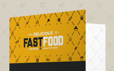 Premium Presentation Folder With Pocket Template | Document Holder - Corporate identity-mall #67655