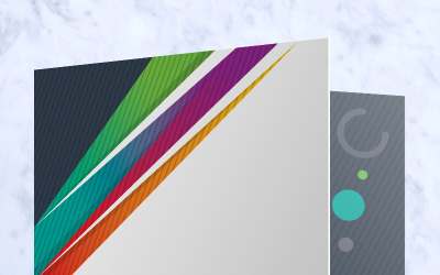 Responsywny szablon tożsamości korporacyjnej Creative Presentation Folder With Pocket Design Template - #67662