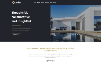 Archus - Architect Company WordPress Theme