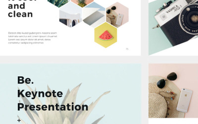 Be + 30 Photos Template para Keynote №67742