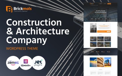 Brickmols - WordPress-thema voor bouwbedrijven en architectenbureaus