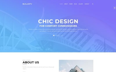 Buildify - Elegant Architecture &amp; Design Agensy Joomla Template