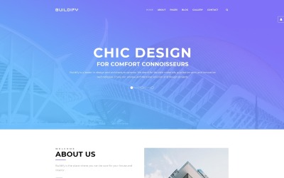 Buildify - Elegant arkitektur och design Agensy Joomla-mall