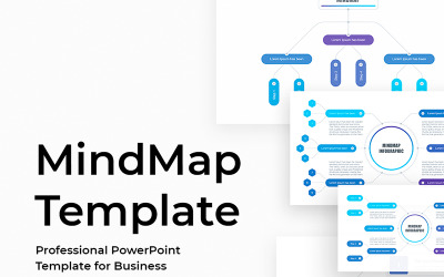 Mapa mental - plantilla de PowerPoint