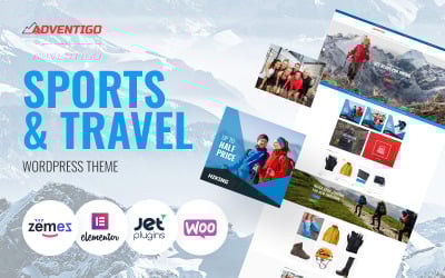 Responsive Adventigo - Sports & Travel Woocommerce #67703