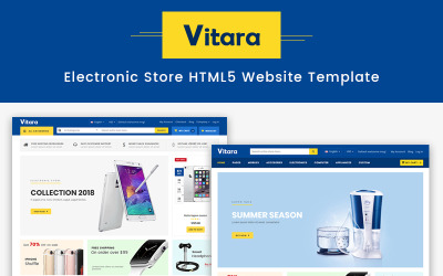 Vitara - Modèle de site Web HTML5 pour magasin électronique