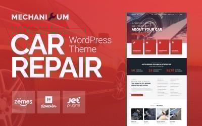 Mechanicum - Tema WordPress Elementor per riparazioni auto