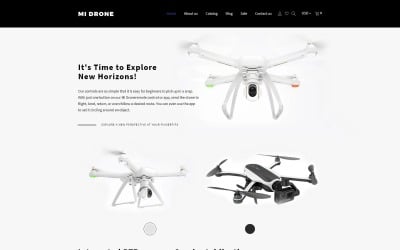 Mi Drone - Tema Shopify sensible a un solo producto