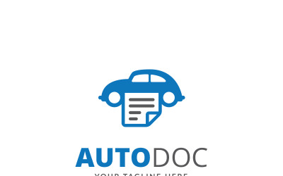 Modèle de logo Auto Doc