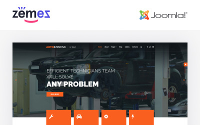 Reszponzív Autoimprove - Car Repair Multipage Creative Joomla sablon 67855